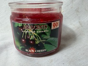 lot 34291 image: Air scents Black cherry red candle