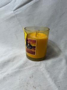 lot 34295 image: Home Glow - Tahitian Sunset  Yellow candle