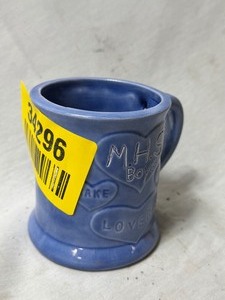 lot 34296 image: blue cup