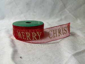 lot 34302 image: different type of ribbons that says merry christmas