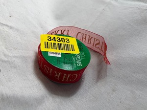 lot 34303 image: ribbons that says merry christmas