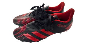lot 649 image: Adidas Predator Soccer Cleats BlackRed size 8 US