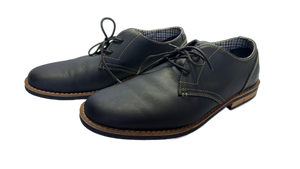 lot 668 image: Original Penguin Black Leather Oxford Dress Shoes size 12