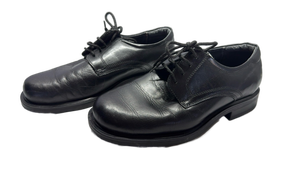lot 673 image: Llama Black Leather Oxford Dress Shoes size 40 uk