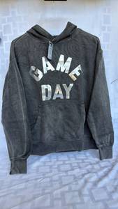 lot 765 image: Hooded Pullover Sweatshirt Size XS Game Day Graphic