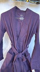 lot 784 image: Gilligan & Omalley Womens Bergamot Waffle Robe - Purple - Size Xss