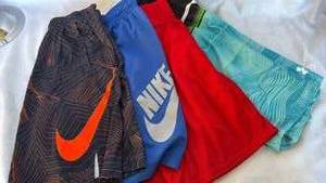 lot 791 image: Nike Under Armour Athletic Shorts Lot of 4 Used