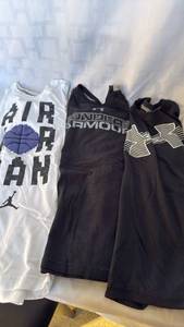lot 792 image: Jordan and Under Armour Graphic Shirt Lot of 3, Jordan Size L used