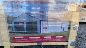 25x33 Double Garage Metal Shed IC2533FT&nbsp;