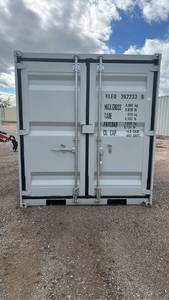 lot 10403 image: Shipping Container w door and window