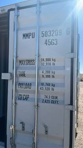 lot 10501 image: 40ft Shipping Container