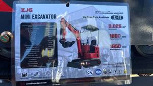 lot 10504 image: ZJ12 Mini Excavator