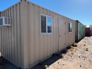 lot 10100 image: Finished Office Steel Container 20ft