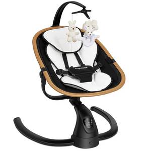 lot 101786 image: Retails for $150 ANGELBLISS Electric Baby Swing with Cry Detection and Remote, Black