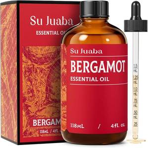 lot 201711 image: SU JUABA Bergamot Essential Oil for Skin, Hair, Diffuser