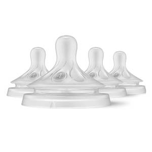 lot 201712 image: Philips Avent Natural Response Nipples, Fast Flow (Flow 4), 7-Pack, SCY96404