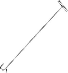 lot 301673 image: 5th Wheel Pin Puller 31in Heavy-Duty Solid Steel Chrome Plated,1pack