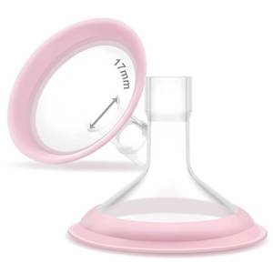 lot 301691 image: 17mm Maymom MyFit Shields, Pano Series Compatible with Medela Breast Pump- PersonalFit, Freestyle, Harmony, Maxi, Freestyle Flex Connector Connect to Maymom WidemouthNarrow Connector, 2pcs
