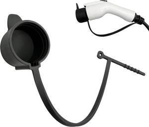 lot 301704 image: Upgraded EV Charger Plug Port Cover for J1772 - Waterproof, Soft Silicone, Easy OnOff, Protective Dust Cap for J1772 Charger (1 pcs)