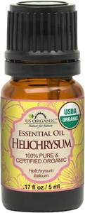 lot 301722 image: US Organic Helichrysum Essential Oil, USDA Certified Organic, Steam Distilled, Sourced from The Balkan Peninsula, High end Essential Oil (5 ml)