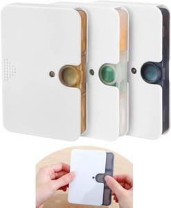lot 401657 image: 3 Mixed Colors Portable Pill Organizer, 6 Compartments Travel Pill Case for Purse or Pocket -Small Pill Box Dispenser Home Travel Supplement Semi Transparent (3 Mixed Colors)