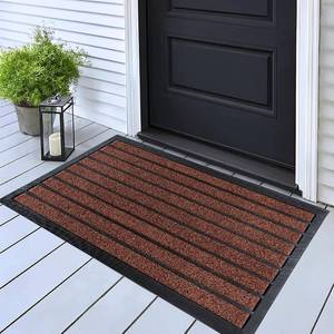 lot 401661 image: ubdyo Extra Durable Door Mat Outside Entrance (32 x 20, Bright Burgundy)