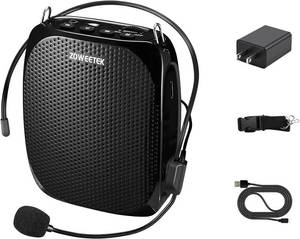 lot 401666 image: ZOWEETEK Portable Rechargeable Mini Voice Amplifier for Teachers