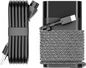 lot 401689 image: 65W USB C Laptop Charger Compatible with HP Spectre Envy Elitebook x360 Omnibook Pavilion Chromebook Elite x2 Zbook ProBook Dragonfly Fast Charging Slim Type C Computer Power Adapter Travel Cord