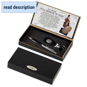 lot 201695 image: Armor Of God Black Ink Stick Pen Gift Box