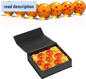 lot 201719 image: Collectible Medium Crystal Glass Stars Balls Dragon Ball