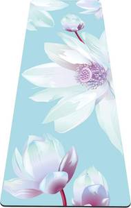 lot 111791 image: Yoga Mat Print Extra Thick TPE Non Slip Fitness Exercise Mat with Carrying Bag,72x24 Extra Thick 6MM Exercise & Workout Mat for Yoga, Pilates Fitness and Floor Exercises