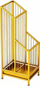 lot 111793 image: Elegant Metal Umbrella Storage Stand Rack Waterproof Entryway with Decorative, Durable Home & Hotel Entryway, Modern Home Decor, Office Entrance Stylish (Yellow)