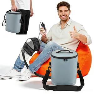 lot 111799 image: Ice Machine for Knee After Surgery   Customizable Knee Ice Machine with 6 Timer & 5 Flow Settings, 15 Quart Insulated Bucket, Ice Therapy Machine for knee Replacement, ACL, Reduce Swelling
