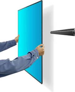 lot 111811 image: No Stud TV Wall Mount, 32 to 75 inch TV Bracket, Holds up to 150 lbs
