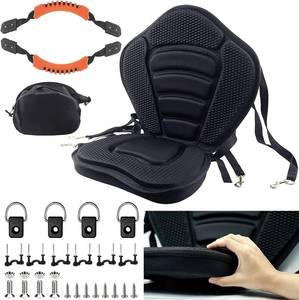 lot 111823 image: HLOGREE Kayak Seats - 12 Pck, Thicken Padded Seat Cushion with Back Support, Canoe & Ocean Sup Compatible