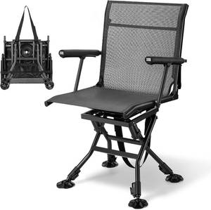 lot 111826 image: Retails for $104 Swivel Hunting Chair for Deer Hunting Blind Chair with Armrest