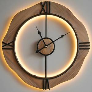 lot 311620 image: MASHI 20 Wall Clock with Night Light, Non-Ticking Silent Battery Operated