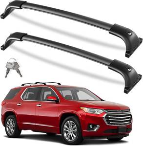 lot 311650 image: Retails for $116 KINGGERI 300lbs Roof Rack Cross Bars for Chevrolet Chevy Traverse 2018-2021