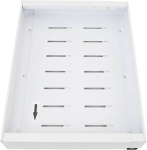 lot 411572 image: Flexible Retractable Storage Rack for Kitchen Drawer Organization Carbon Steel Material (White)