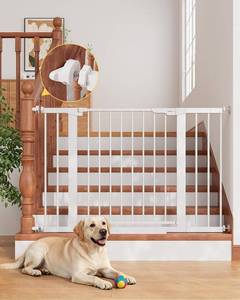 lot 411573 image: InnoTruth 29.6-44.6 in Wide Baby Gate for Stairs and Doorways, White