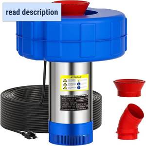 lot 211740 image: Retails for $171 15000 GPH Pond Fountain Aerator,750W Floating Aerator Fountain Pump