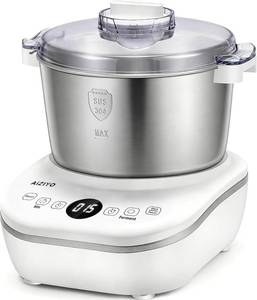 lot 421614 image: Retails for $150 AIZIYO DoughChief, 7.4QT Dough Maker, Dough Mixer with Ferment Function, 304 Stainless Steel Bowl, Removeable lid, Face-up Touch Panel, Electric Dough Proofing Box for Pizza & Bread