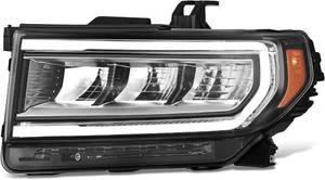 lot 242126 image: Retails for $158 DNA MOTORING Driver Side OE Style LED DRL Headlight Lamps Compatible with GMC Acadia 2020 2021 2022 2023 Fits Non AT4 Models Only, GM2502506, 84902387, OEM-HL-0391-L