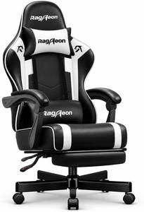 lot 421634 image: Retails for $380 Gaming Chair for Adults, Upgraded Ergonomic Gamer Chair, Game Room, Black