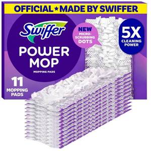 lot 59596 image: Swiffer PowerMop Refill Pads - 11ct - Retail $13