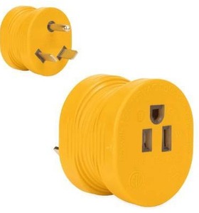 lot 59632 image: 30AM15AF Camper RV Electrical Adapter - Retail $10