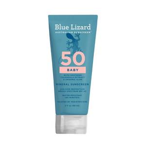 lot 59660 image: Blue Lizard Baby Sunscreen Lotion - SPF 50 - 3 fl oz - Retail $22