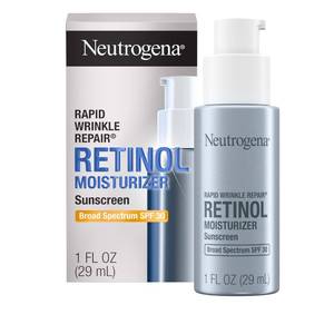 lot 59668 image: Neutrogena Rapid Wrinkle Repair Face Moisturizer SPF 30, 1 fl. oz - Retail $22