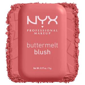lot 59723 image: NYX PROFESSIONAL MAKEUP Buttermelt Powder Blush, Fade and Transfer-Resistant Blush, Up to 12HR Make Up Wear, Vegan Formula - Feeling Butta - Retail $10