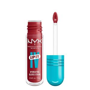 lot 59768 image: NYX PROFESSIONAL MAKEUP Lip IV Hydrating Glossy Lip Stain with 12HR Hydration - Bubblegum Burst (Pink) - Retail $12